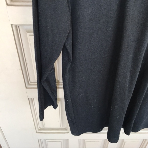 Croft & Barrow Tee Shirt Round Neck Blk SzL Beaded Neckline 3/4 Sleeves Nice - Picture 4 of 7